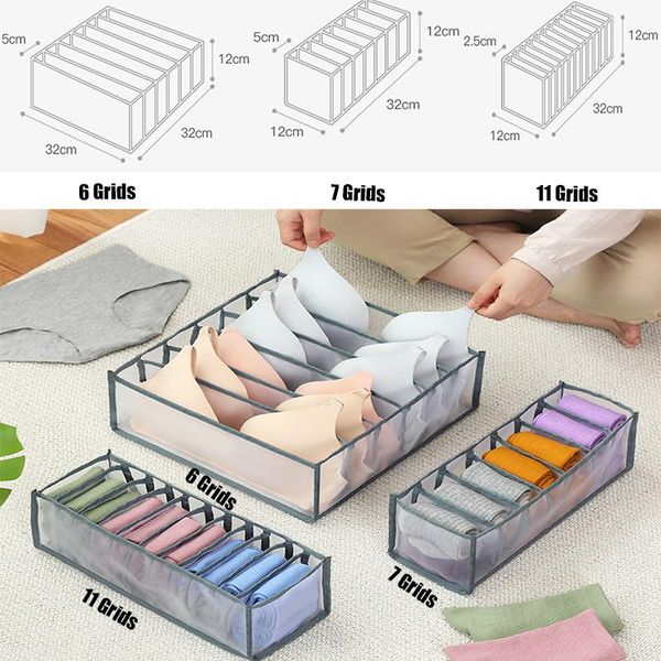 

storage drawers bra box portable socks tie rack drawer divider underwear organizer space-saving bedroom appliances