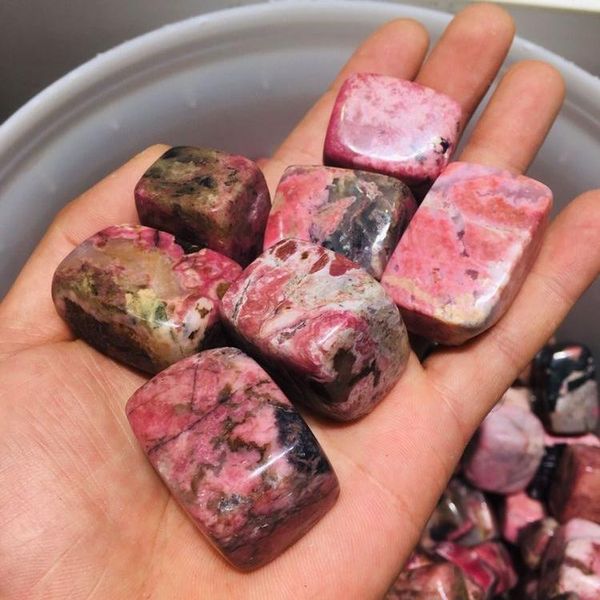

decorative objects & figurines natural gemstone crystal polished rhodonite tumbled stone