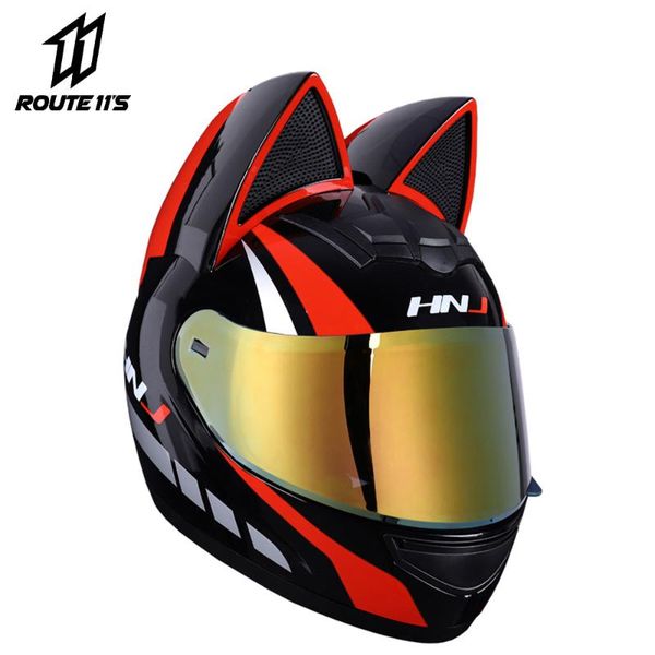 

motorcycle helmets helmet moto ear personality full face motor motocross capacete casque black