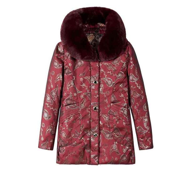 

70-80 year old women's large size down et with dachable inner bladder 180 jin 200 loose for grandma, Black