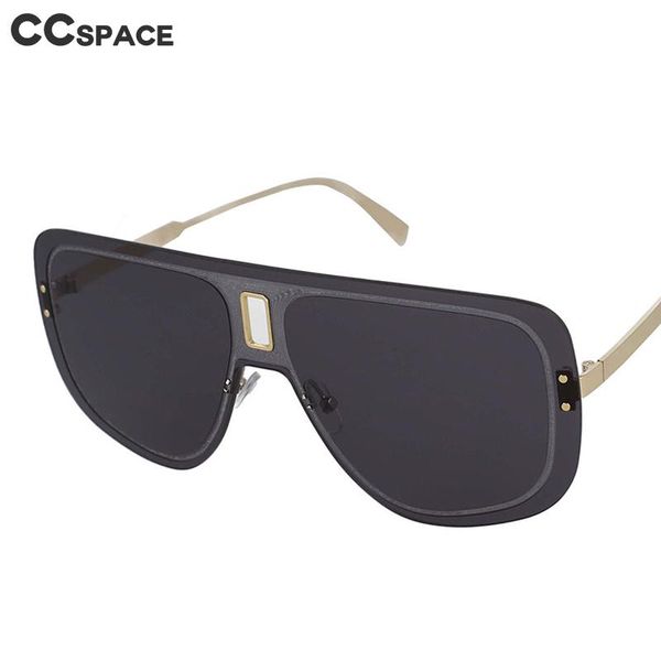 

sunglasses 53079 oversized rimless designer fashion men women sunshade uv400 cool black driver mirror, White;black