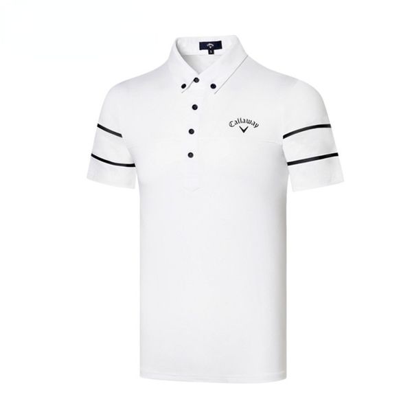 

Men's Golf jerseys, quick drying sportswear, short sved polo shirts., White;black