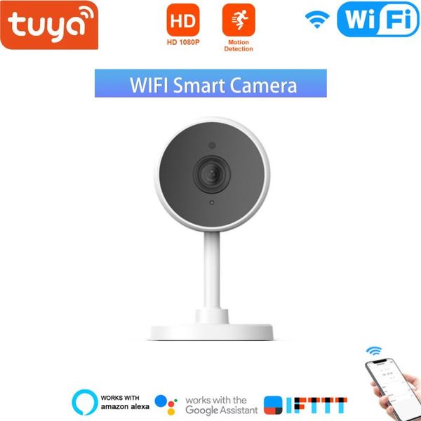 

cameras tuya wifi ip camera 1080p 3130 grados smart webcam pan-tilt night vision video baby monitor home security