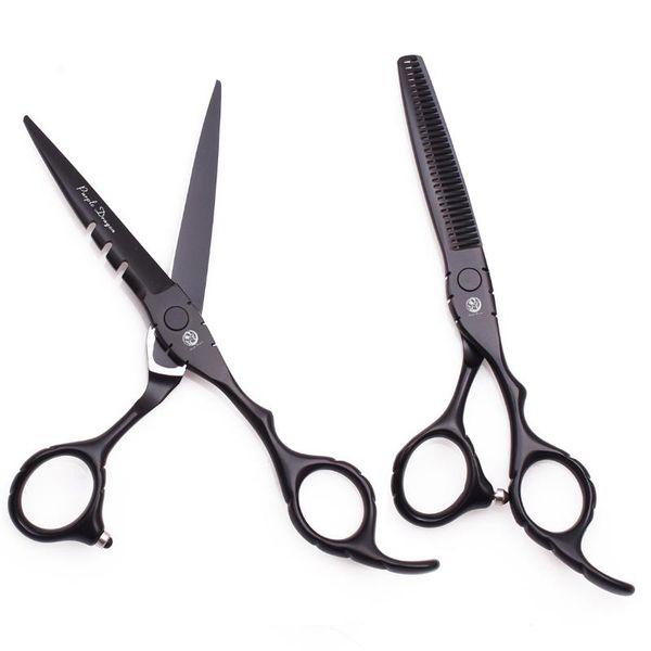 

hair scissors professional cutting set 5.5" 6.0" purple dragon japan steel salon barber haircut thinning drop