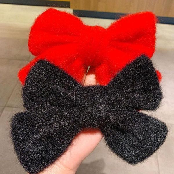 

1pc bow hair boutique clips handmade barrette bowknot accessories for girls gifts b8p4, Slivery;white
