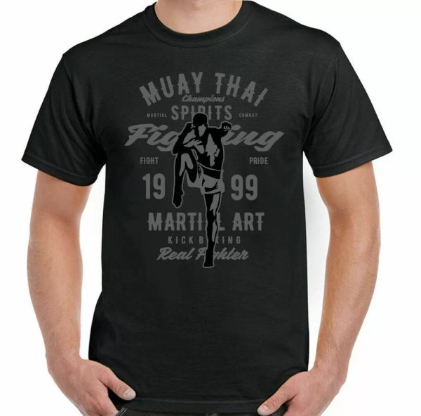 

muay thai fighting man martial arts boxing training shirt, White;black