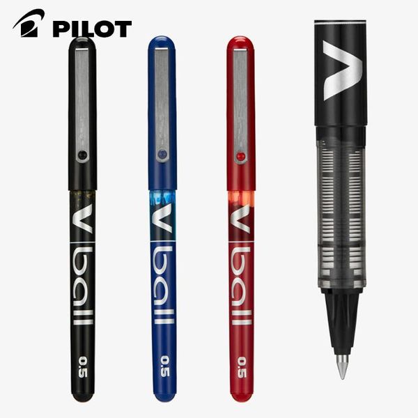 

3/6/12pcs pilot bl-vb5 verbatim straight liquid gel pen 0.5mm student office large-capacity ink writing smoothly pens