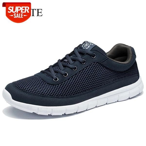 

2020 lightweight fashion mesh mens trainers shoes men casual shoes flat sneakers breathable summer casual men big size 49 50 #9s9y