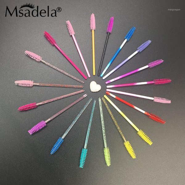 

mink eyelashes good quality disposable 5/10 pcs crystal eyelash makeup brush extension tool 25 mm lashes1