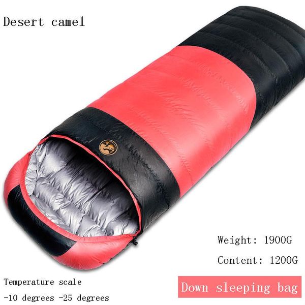 

desert camel cs107 down sleeping bag (1200g) stitching spring and autumn warm outdoor bags
