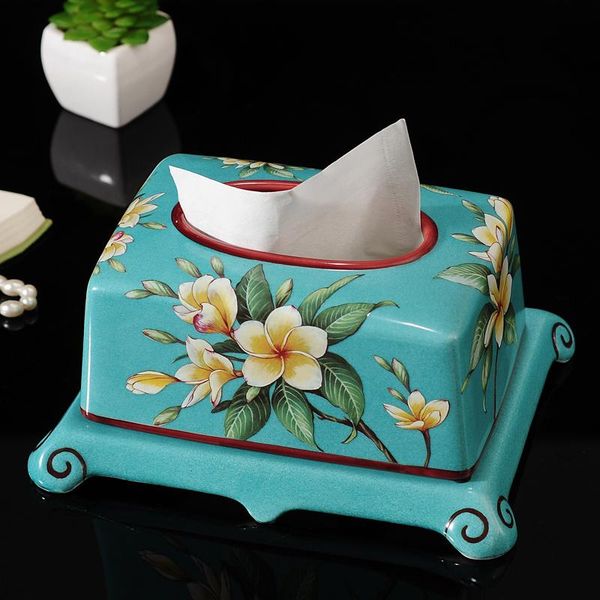 

ceramic tissue box removable paper rack remote control storage organization bathroom roll holder wedding gift arrival toilet holders