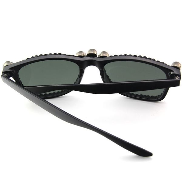 

75% off outlet store online rice nail black skull, White;black