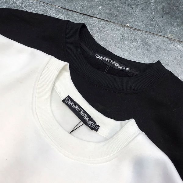 

printed chrome/hearts shorts horseshoe cotton chnew color totem plush thickened men's and women's sweater ydkf, Black;white