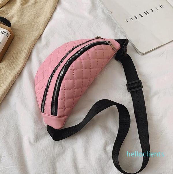 

waist bags 2021 casual women pu fanny packs fashion female belt bag