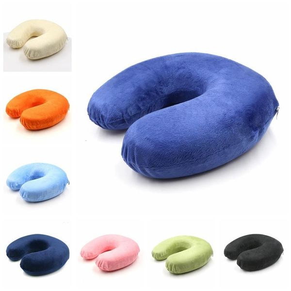 

2021 portable neck rest pillow multifunction memory foam siesta soft u-shaped ewa2367