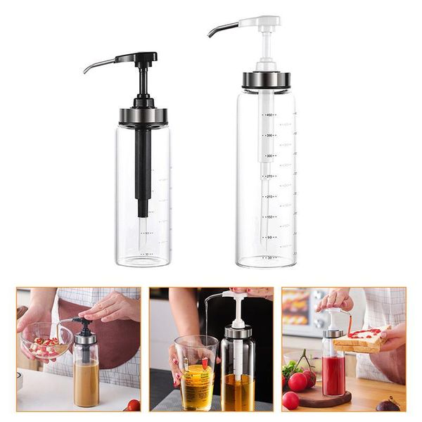 

storage bottles & jars 2pcs simple attractive durable practical convenient press seasoning dispensers for home