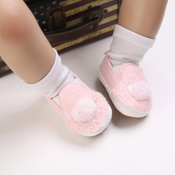 

first walkers baby girls non-slip furry shoes soft walking princess prewalker toddler kids 2021