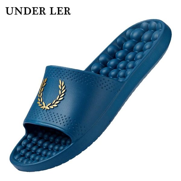 

flat shoes men summer non-slip bathroom flip flops home slippers male slipper comfortable indoor floor zapatillas de hombre, Black