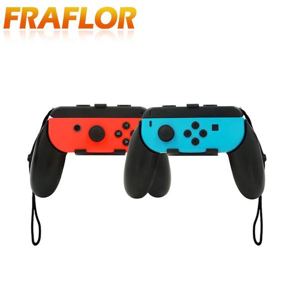

game controllers & joysticks 2pcs hand holder bracket wear-resistant comfort left right joy-con handle grips kit for switch ns joycon contro