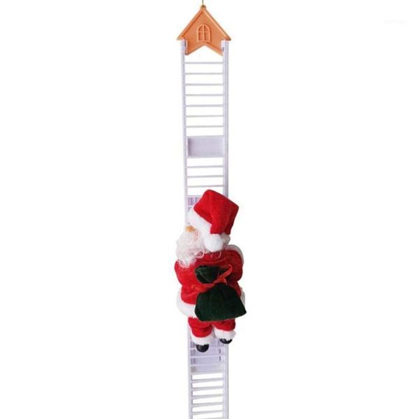 

christmas decorations electric ladder santa claus party ornament gift bag random interesting house white single