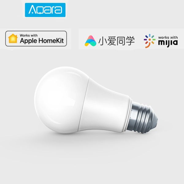 Aqara 9W E27 2700K-6500K 806K-6500K 806Lum cor branca inteligente LED lâmpada luz para apple homekit app kit home e mijia app inteligente casa