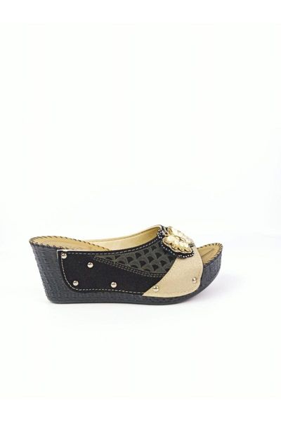 

slippers royal 1248 orthopedic butterfly heels, Black