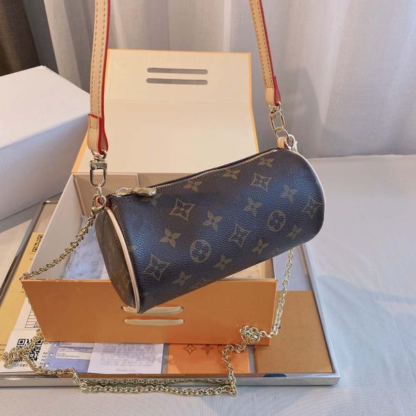 

Classic Blown luxury Designers Shoulder Bucket Bags Women Lady Messenger bag pattern Genuine Leather Chain Handbags Purse 05, Dustbag