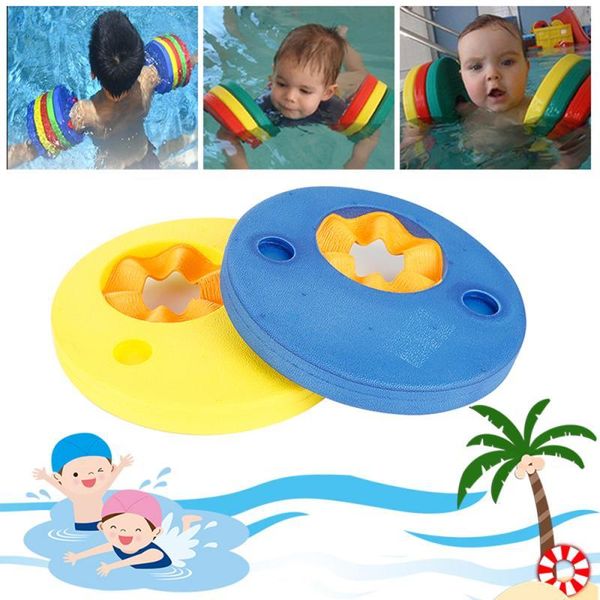 

life vest & buoy 1pcs children swimming floating sleeve baby eva inflatable ring foam arm with disk pool accessories