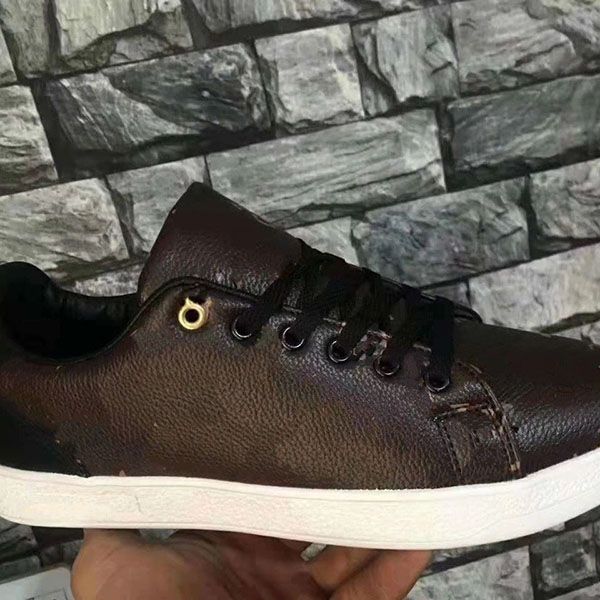 

ashion sneakers men women leather flats luxury designer trainers casual shoes tennis dress sneaker mjhm003, Black
