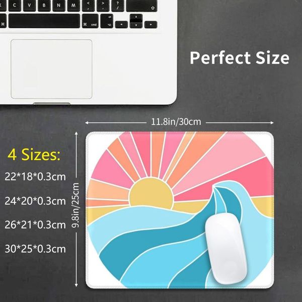

mouse pads & wrist rests sun and wave pad diy print summer ocean water sunshine tan lines aloha good vibes