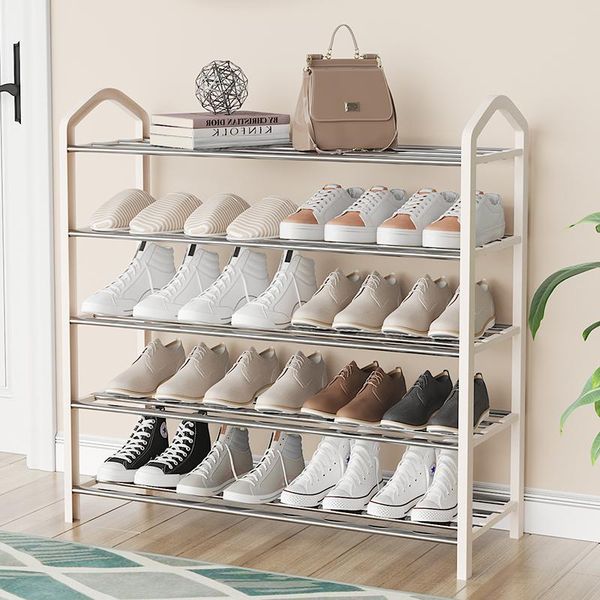 

hooks & rails shoe shelf household economy small door storage artifact multi-layer dust-proof cabinet dormitory indoor good-looking