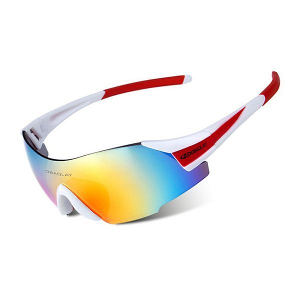 

5 lenses cycling sunglasses outdoor sports polarized glasses for men women mountain road bike eyewear mtb bicycles uv400 goggles wholesale, White;black