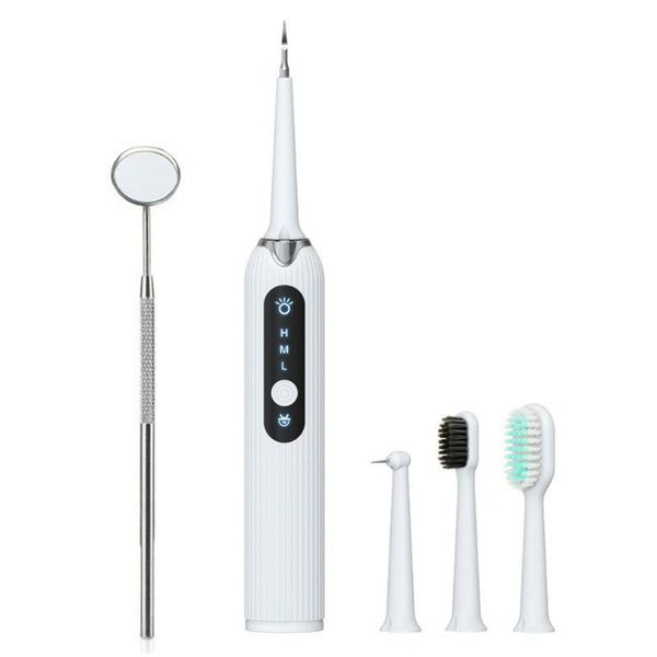 

smart electric toothbrush 01 scaler 4 in 1 tartar instrument oral cleaning flusher polishingagent teeth tool