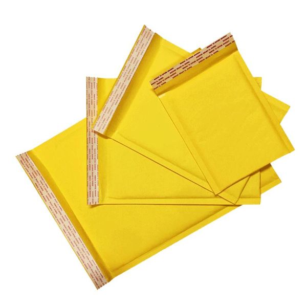 

10pcs/lot kraft paper bubble envelopes bags mailers padded envelope with packaging courier storage