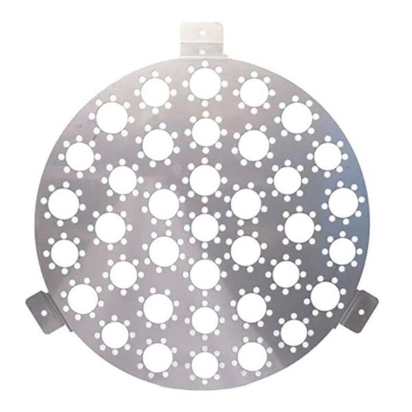 

tools & accessories stainless steel chili pepper grill rack 37 holes chicken leg roaster stand with handles kitchen barbecue tool bbq