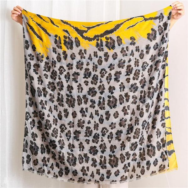 

scarves 10pcs/lot fashion leopard scarf zebra pattern women shawls pashmina two side print, Blue;gray