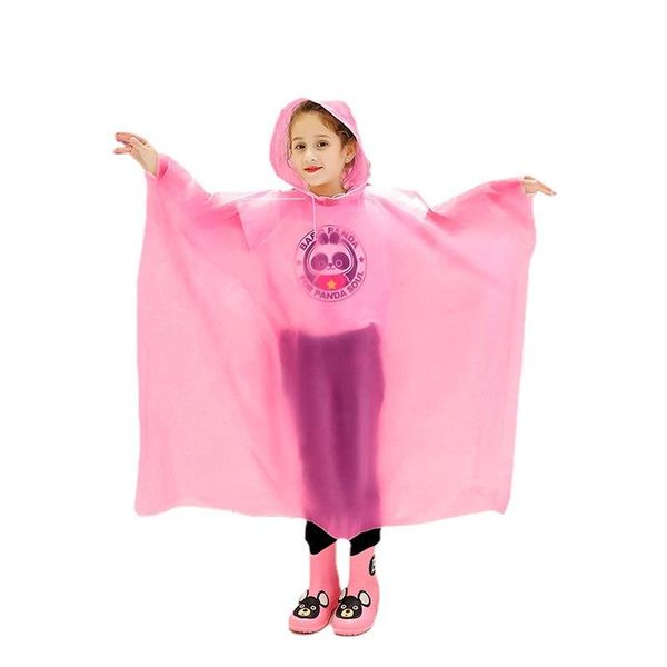 

rain wear raincoat disposable fashion poncho with hood collapsible portable outdoor sports accessories child chubasquero amarillo d