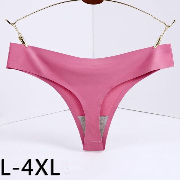 

women's panties 7pcs/lot thongs underwear low waist seamless briefs ladies bikini cotton g-string breathable, Black;pink