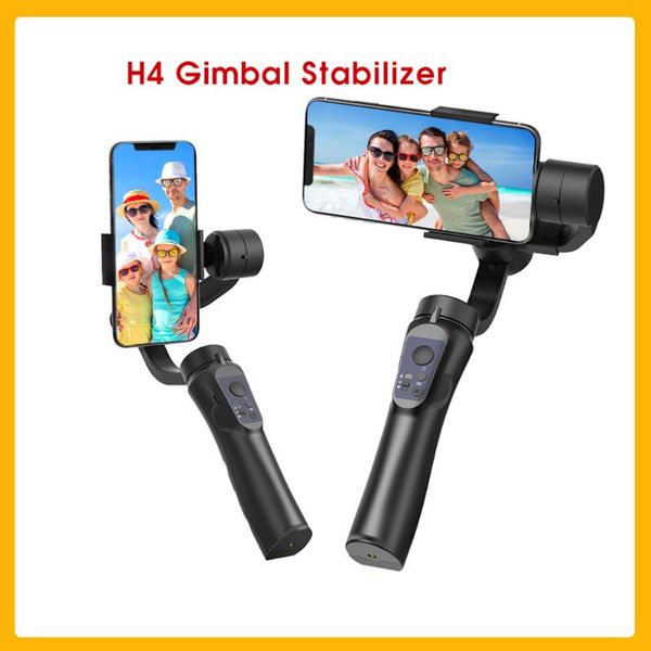 

axis gimbal usb charging video record support universal adjustable direction handheld smartphone stabilizer vlog selfie monopods