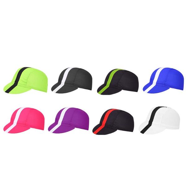 

adults soft cycling skull caps under helmet liner summer riding cap outdoor sports bike headband hat equipment gorra & masks, Black