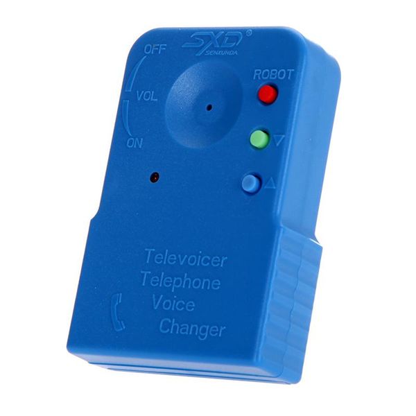

original mini portable voice changer 8 voices changeable telephone televoicer microphones