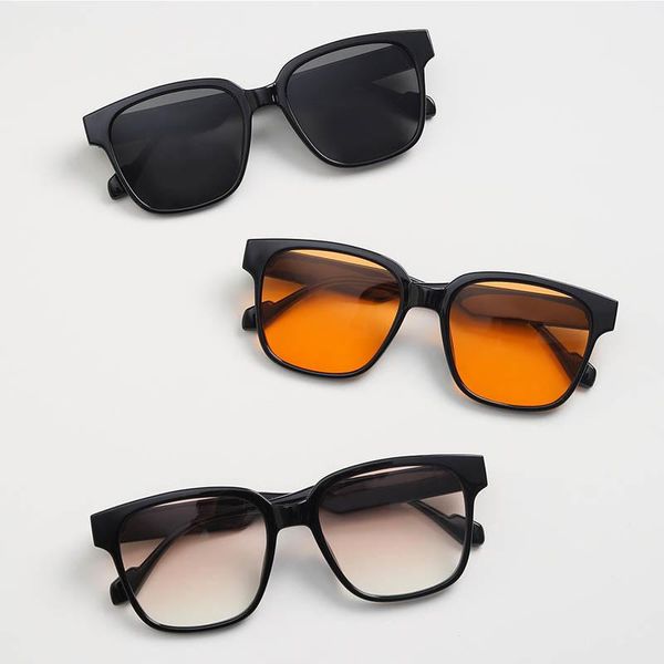 

outdoor eyewear oversized square sunglasses women vintage fashion black lens men glasses 2021 luxury brands uv400 oculos de sol