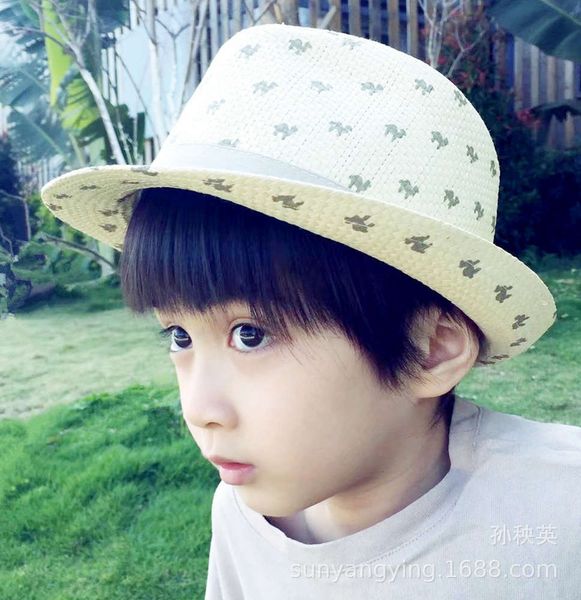 

marseini mrrsanni children's camel print hat jazz sun, Yellow