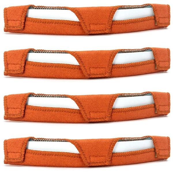 

sweatband 4pcs helmet sweatband, antiperspirant belt hard hat welding air cushion comforter pad, Yellow;black