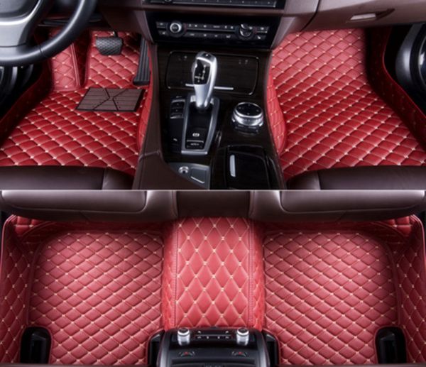 

custom car floor mats for land rover range-rover-velar 2017-2021 , black beige