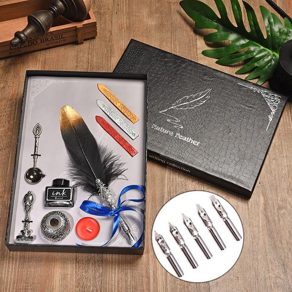 

fountain pens feather pen, dip pen ,european retro ancient gift birthday