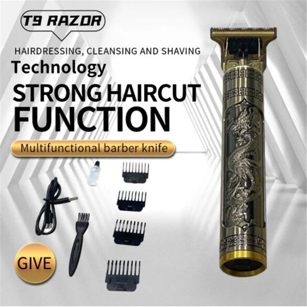 Trimmer Tondeuse Cabelo Clipper Cordilheira De Cabelo De Cabelo De Cabelo De Barba Trimmer Máquina De Baranha Sem Fio Elétrico Razor Homens Shaver