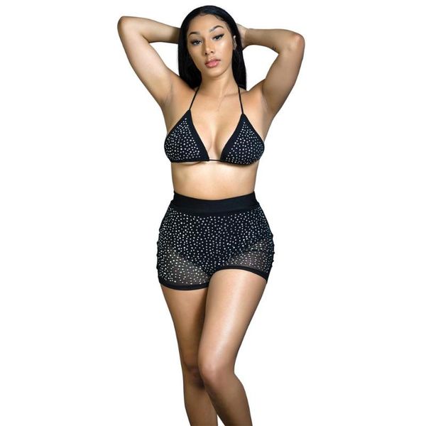 

two piece dress 2021 design shorts for set club night party wear fashion mini, White