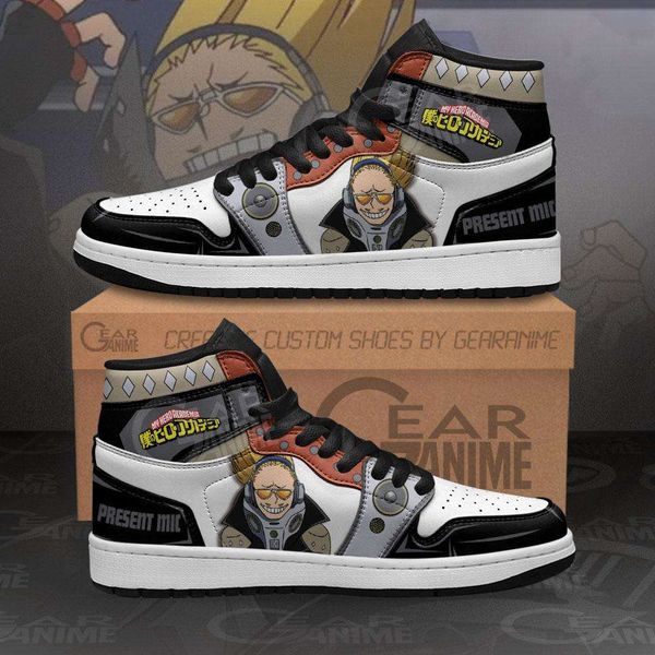 

customization present mic sneakers my hero academia anime shoes