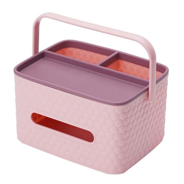 

tissue boxes & napkins multifunctional deskbox holder remote control organizer phone stand 53cb